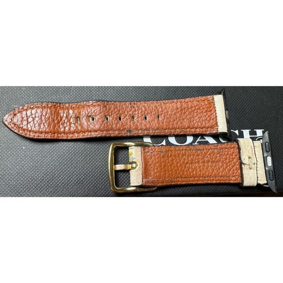 WATCH STRAP Coach Apple Watch Strap Pink & Purple Flowers W/Glitter Wrist wear - Picture 5 of 9